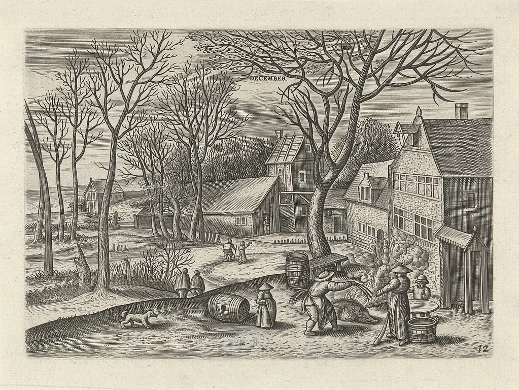 I dodici mesi, dicembre - Rijksmuseum